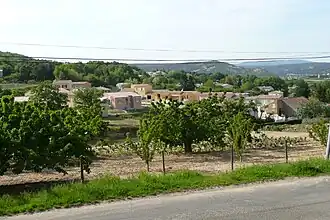 A general view of Saint-Julien-de-Peyrolas