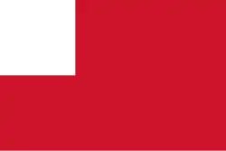 Red ensign with cross removed