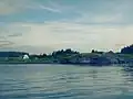 Entering Little Lorraine harbour