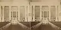 Church of The Epiphany interior, view towards chancel. Undated.