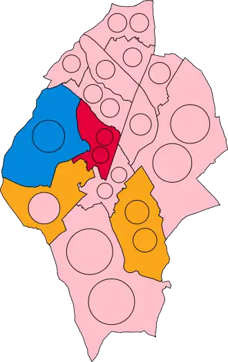 2023 results map