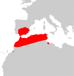 Map of range