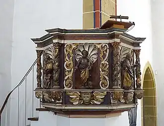 Pulpit from 1687