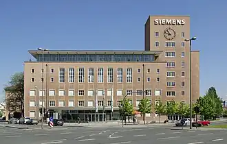 Siemens office building in Erlangen