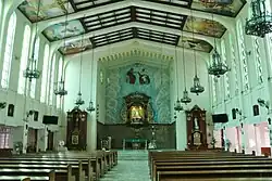 Church interior in 2014
