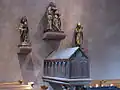 Chasse and statue of Saint Sophia and her daughters