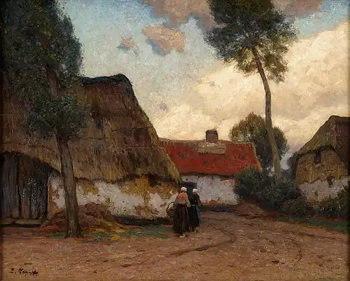 Village Street in Flanders