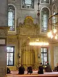 Mihrab of the mosque