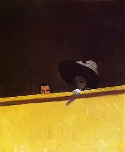 Box Seats at the Theatre, the Gentleman and the Lady (1909)