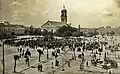 Reformed Cathedral and the center of the town in 1917