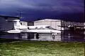 Learjet F-GAMA of Uni-Air at Coventry in 1977