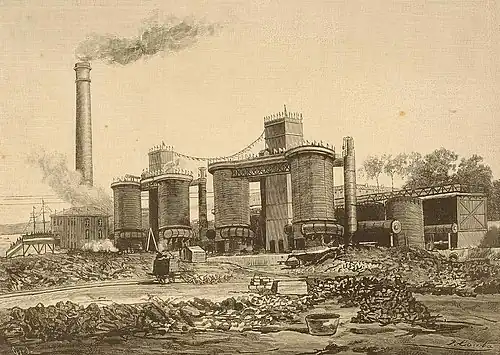 Altos Hornos San Francisco, 1887.