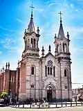 Façade of the Templo de la Purísima Concepción (1902), Aguascalientes, Ags.