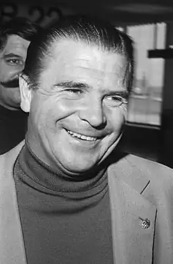 The 'Mighty Magyar', Ferenc Puskás, manager of the club in the 1978–79 season