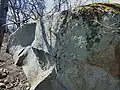 It acted for a long time as a "quarry"