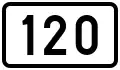 Regional Road 120 shield}}