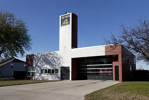Fire Station Number 4 in Columbus, Indiana (1968)