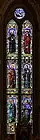 Ulisse De Matteis, Stained-glass window for the Guicciardini chapel, Santa Croce, Florence, 1869. The window bears the inscription: STA FRANCINI FIRENZE 1869 U. DE MATTEIS F*E. Ci N BRUSCHI.