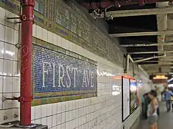 Station wall