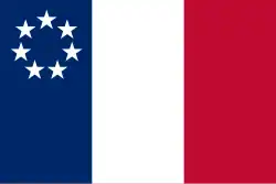 Unofficial flag of Louisiana (1861)