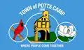 Flag of Potts Camp, Mississippi