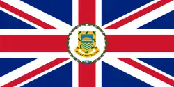 Flag of the governor of Tuvalu (1976–1978)