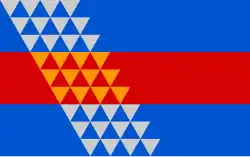Flag of Robinson Rancheria of Pomo Indians of California