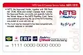 Back of a CEPAS NETS FlashPay card