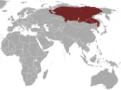 Map of range