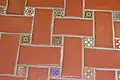 Contemporary use of terra cotta and decorative tile