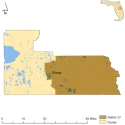 Map of the district