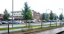 Fokus Shopping center and Tertitten train track