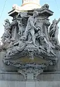 Fontaine Cantini, Marseille, detail of 'The Torrent" (1911)