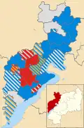 2003 results map
