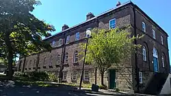 Former officers' quarters (later sergeants' mess), now used for student accommodation.