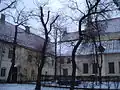 Former monastery buildings near the church