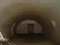 The inside of the main bunker