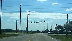 Intersection of Florida State Road 674 and County Road 39 in Fort Lonesome, February 2011.