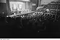 Vote on the merger of the SPD and KPD in the theatre, during official party talks at the Admiralspalast, 21 April 1946