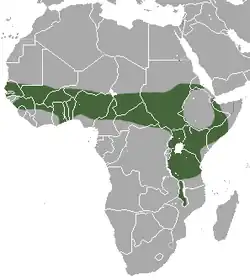 Map of range