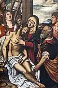 Descent from the Cross, 1593, Santa Maria Gloriosa dei Frari, Venice