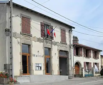 The town hall in Frenelle-la-Petite