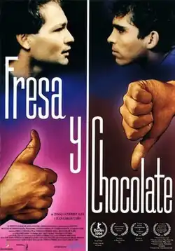 US DVD cover featuring two men seated at a table
