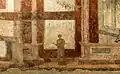 Fresco Detail of a human figure