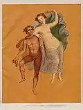 Fresco from the House of the (Ancient) Hunt aka House of Daedalus and Pasiphae in Pompeii