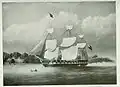Edward Colpoys's flagship, HMS&nbsp;Winchester, re-established New Ireland (Maine) (1814); served at Halifax (1816–1821, 1830–1832)