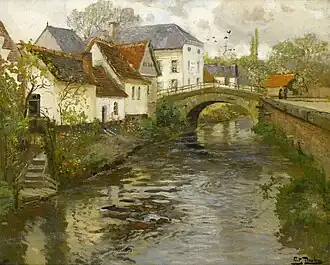Small Town near La Panne 1905