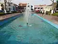 Fountain at Barranco's plaza de Armas