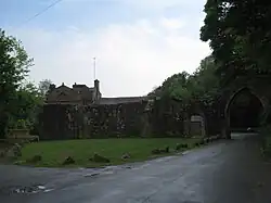 Former gateway to the abbey