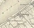 The map of Gárdony from the 3rd Military Mapping Survey of Austria Empire.